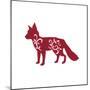 Holiday Fox-Janice Gaynor-Mounted Art Print