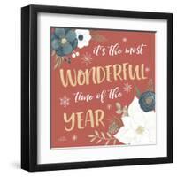 Holiday Garden VIII-Laura Marshall-Framed Art Print