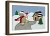 Holiday Gingerbread Man-Betz White-Framed Art Print