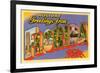Holiday Greetings from Florida-null-Framed Premium Giclee Print