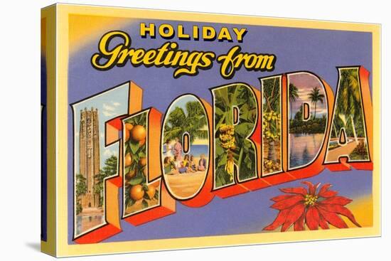 Holiday Greetings from Florida-null-Stretched Canvas