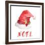 Holiday Hat Sentiment II-Lanie Loreth-Framed Art Print