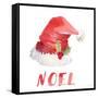 Holiday Hat Sentiment II-Lanie Loreth-Framed Stretched Canvas