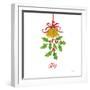 Holiday Holly-Farida Zaman-Framed Art Print