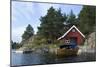 Holiday Home on an Island in the 'Fjords' Near Kristiansand, Norway-Natalie Tepper-Mounted Photo