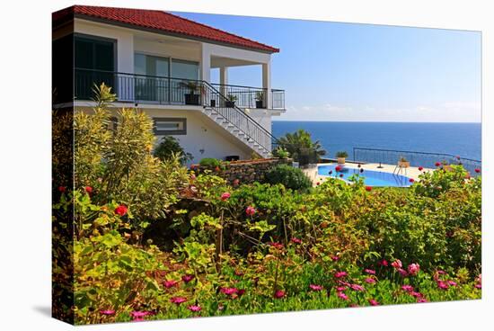 Holiday Home with Garden and Swimming Pool above the Sea, Jardim do Mar, Madeira Island, Portugal-null-Stretched Canvas