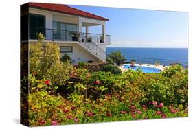 Holiday Home with Garden and Swimming Pool above the Sea, Jardim do Mar, Madeira Island, Portugal-null-Stretched Canvas