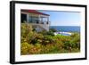 Holiday Home with Garden and Swimming Pool above the Sea, Jardim do Mar, Madeira Island, Portugal-null-Framed Art Print