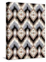 Holiday Ikat-Joanne Paynter Design-Stretched Canvas