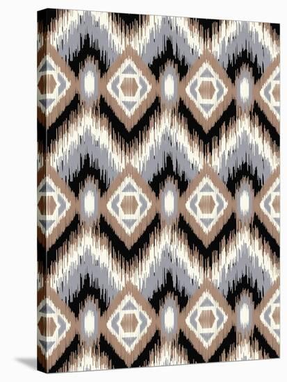 Holiday Ikat-Joanne Paynter Design-Stretched Canvas