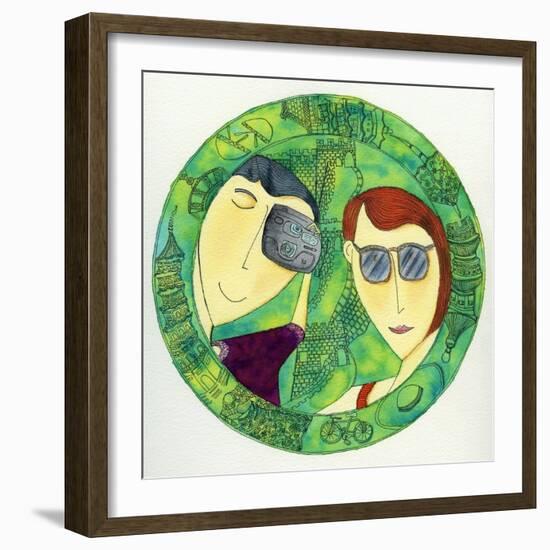 Holiday in China, 1992-Julie Nicholls-Framed Giclee Print