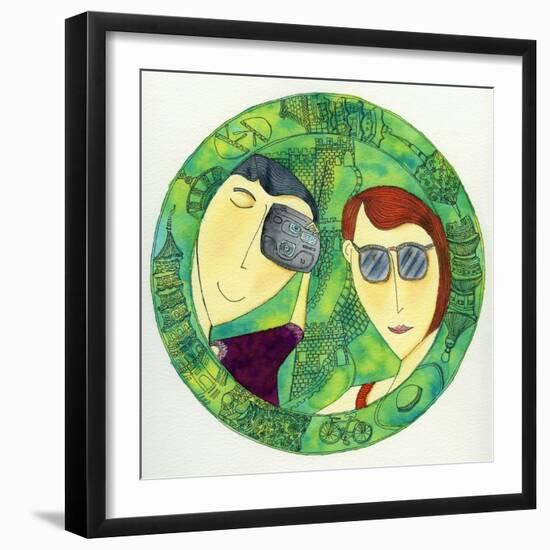 Holiday in China, 1992-Julie Nicholls-Framed Giclee Print