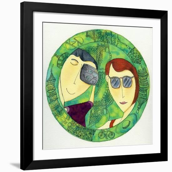 Holiday in China, 1992-Julie Nicholls-Framed Giclee Print