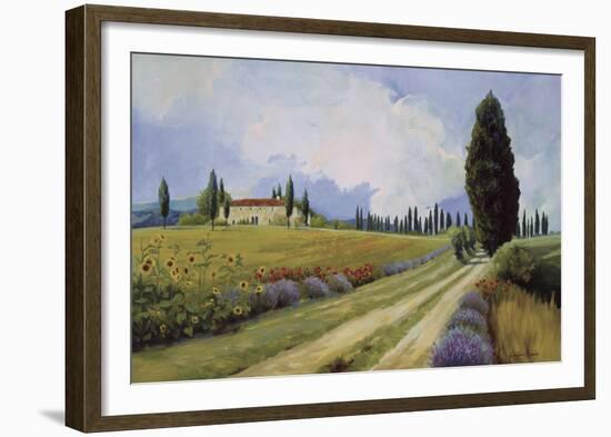 Holiday in Tuscany-Carolyne Hawley-Framed Art Print