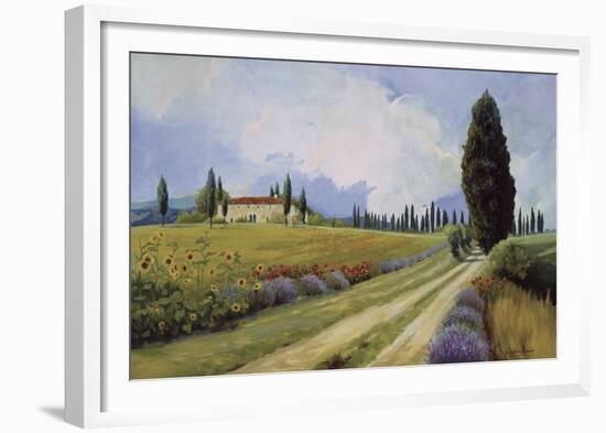 Holiday in Tuscany-Carolyne Hawley-Framed Art Print