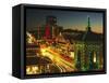 Holiday Lights, Country Club Plaza, Kansas City, Missouri, USA-Michael Snell-Framed Stretched Canvas