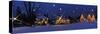 Holiday Lights, Laurentide, Quebec, Canada-null-Stretched Canvas