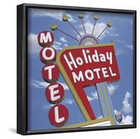 Holiday Motel-Anthony Ross-Framed Art Print