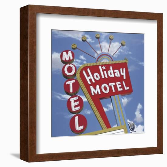 Holiday Motel-Anthony Ross-Framed Art Print