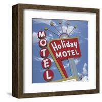 Holiday Motel-Anthony Ross-Framed Art Print