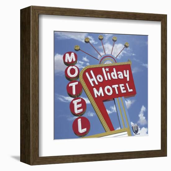 Holiday Motel-Anthony Ross-Framed Art Print