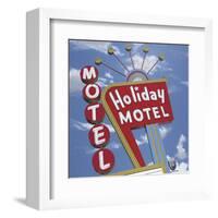 Holiday Motel-Anthony Ross-Framed Art Print