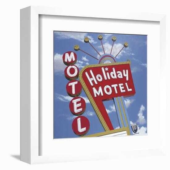 Holiday Motel-Anthony Ross-Framed Art Print