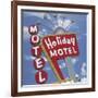 Holiday Motel-Anthony Ross-Framed Art Print