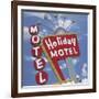 Holiday Motel-Anthony Ross-Framed Art Print