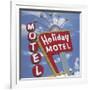 Holiday Motel-Anthony Ross-Framed Art Print