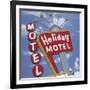 Holiday Motel-Anthony Ross-Framed Art Print