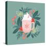 Holiday Mug I-Gia Graham-Stretched Canvas