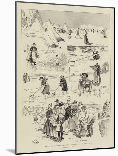 Holiday Notes, Seaside Sketches in Norfolk-Alexander Stuart Boyd-Mounted Giclee Print