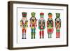 Holiday Nutcrackers I-Farida Zaman-Framed Art Print