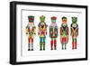 Holiday Nutcrackers I-Farida Zaman-Framed Art Print