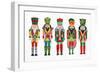 Holiday Nutcrackers I-Farida Zaman-Framed Art Print