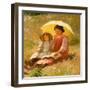 Holiday (Oil on Canvas)-Harold Harvey-Framed Giclee Print