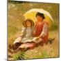 Holiday (Oil on Canvas)-Harold Harvey-Mounted Giclee Print