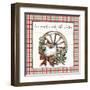 Holiday on the Farm V Plaid-Anne Tavoletti-Framed Art Print