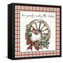 Holiday on the Farm V Plaid-Anne Tavoletti-Framed Stretched Canvas