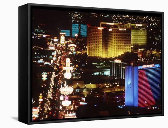 Holiday Page Las Vegas at Night, 1997-null-Framed Stretched Canvas