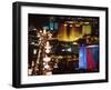 Holiday Page Las Vegas at Night, 1997-null-Framed Premium Photographic Print