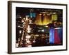 Holiday Page Las Vegas at Night, 1997-null-Framed Photographic Print