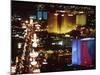 Holiday Page Las Vegas at Night, 1997-null-Mounted Photographic Print