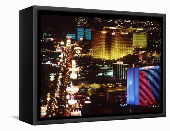 Holiday Page Las Vegas at Night, 1997-null-Framed Stretched Canvas