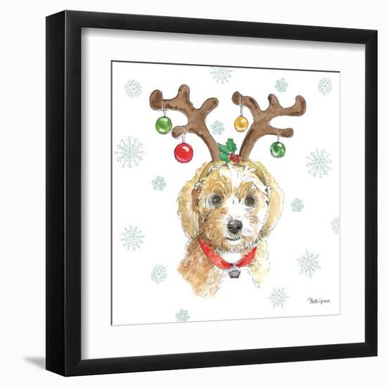 Holiday Paws VI-Beth Grove-Framed Art Print