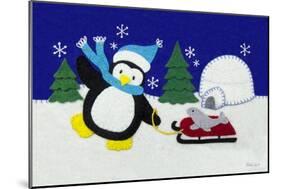 Holiday Penguin-Betz White-Mounted Art Print