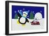 Holiday Penguin-Betz White-Framed Premium Giclee Print