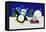 Holiday Penguin-Betz White-Framed Stretched Canvas