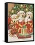 Holiday Puppies-William Vanderdasson-Framed Stretched Canvas